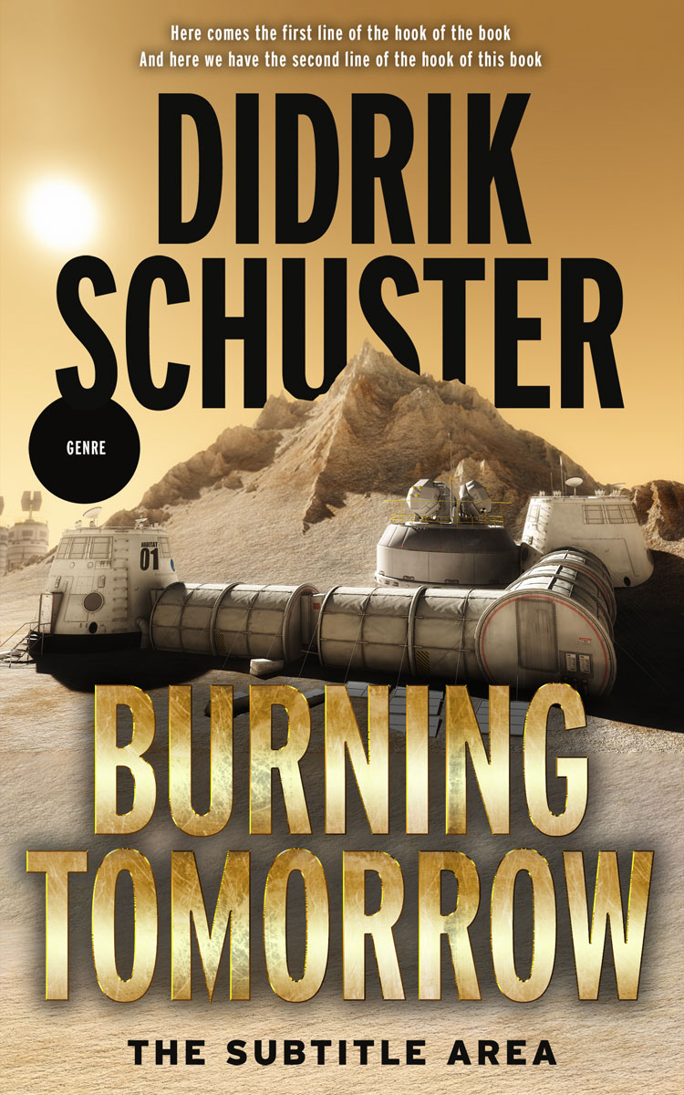 2D view of Gimblet #8438 - Premade Science Fiction Book Cover