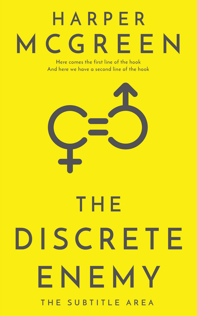 2D view of Lemon #8459 - Premade Abstract Book Cover