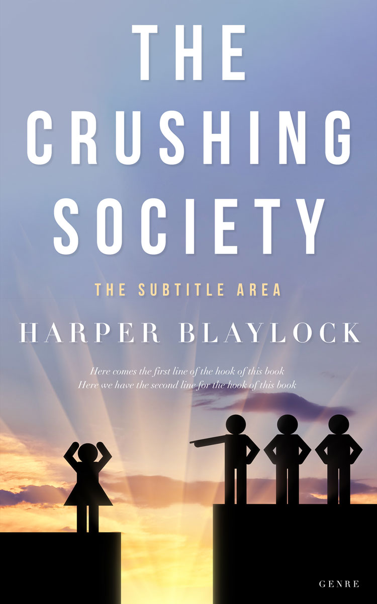 2D view of Premade Business Book Cover - Gull Gray