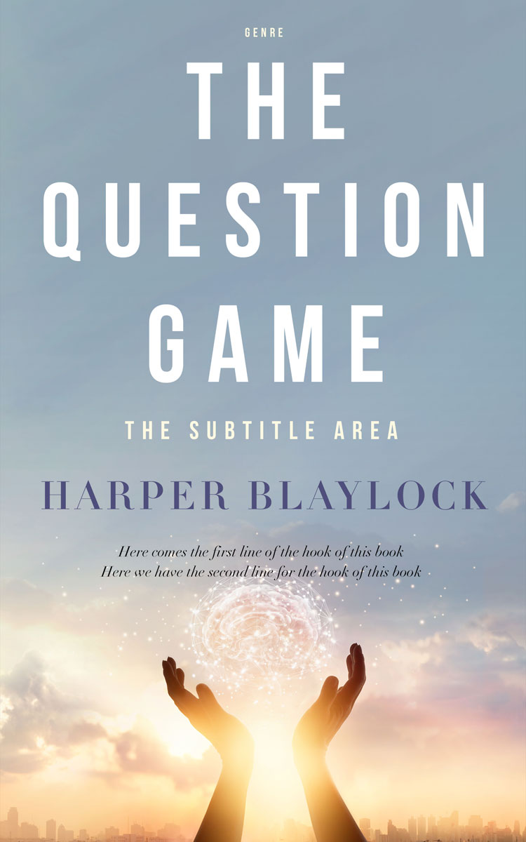 2D view of Premade Abstract Book Cover - Gull Gray