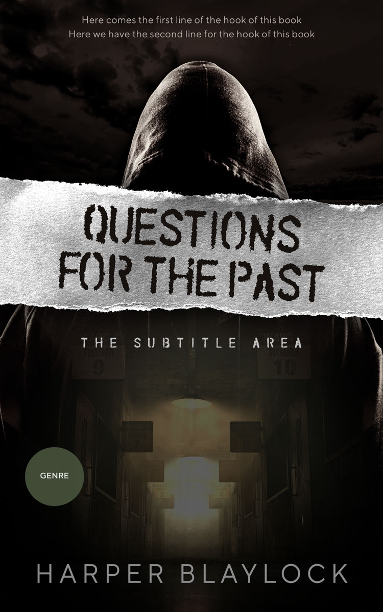 2D view of Premade Mystery & Thriller & Suspense Book Cover - Nobel