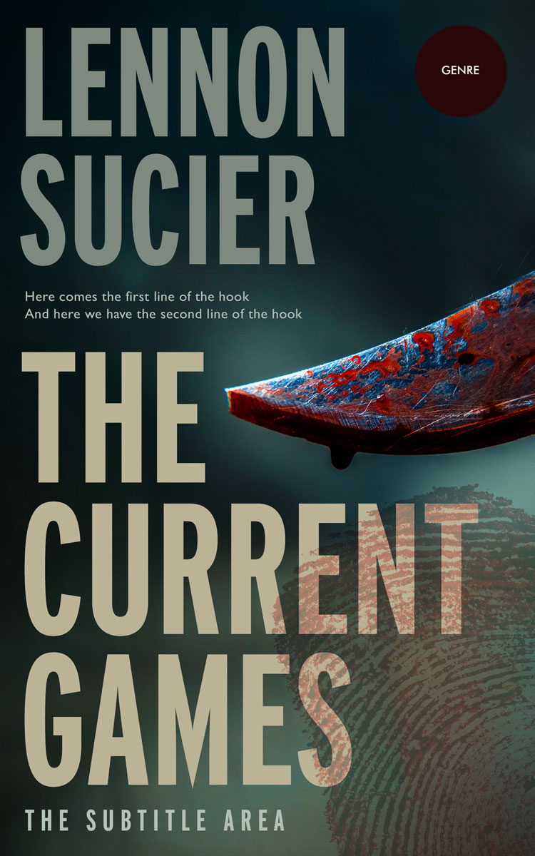 2D view of Premade Mystery & Thriller & Suspense Book Cover - Outer Space