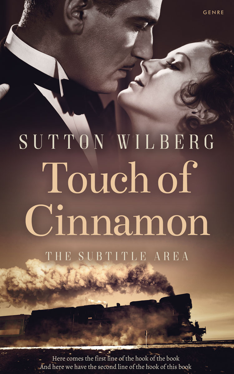 2D view of Premade Romance Book Cover - Woody Brown