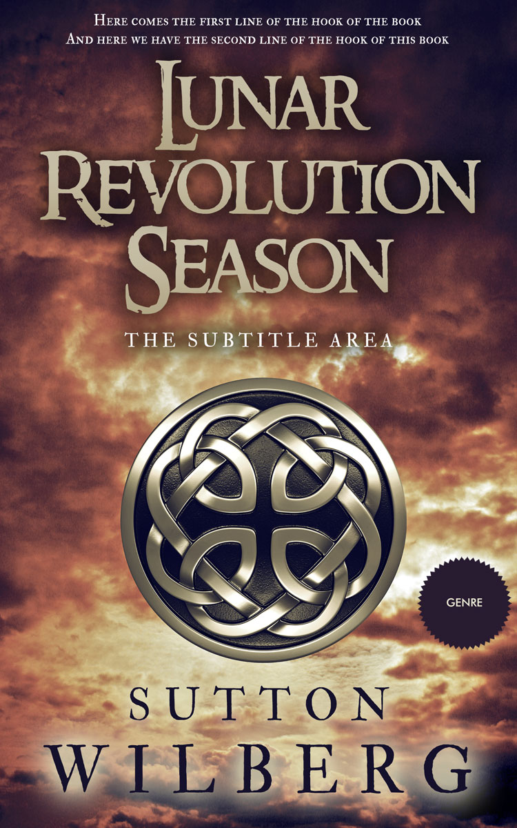 2D view of Woody Brown #8563 - Premade Fantasy Book Cover