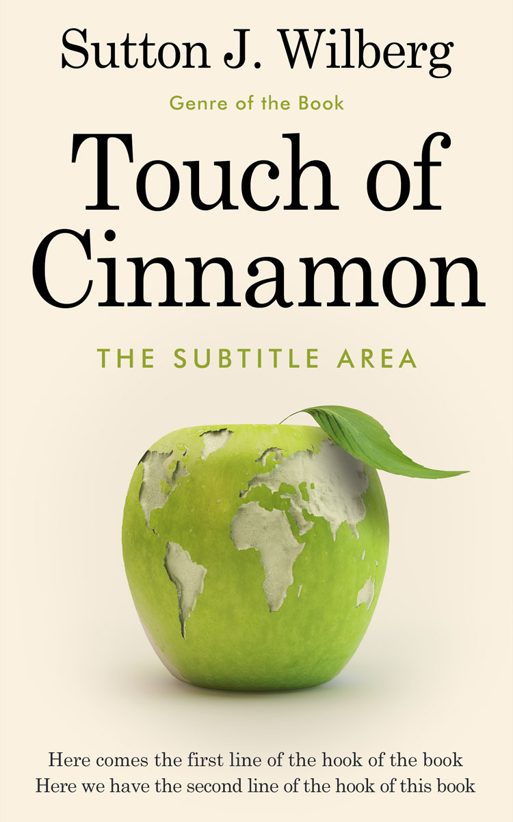 2D view of Quarter Spanish White #8567 - Premade Abstract Book Cover