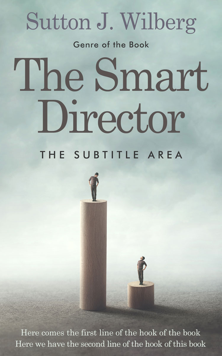 2D view of Powder Ash #8574 - Premade Business Book Cover