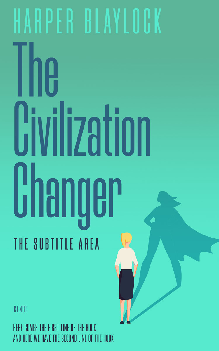 2D view of Downy #8626 - Premade Politics & Law & Society Book Cover