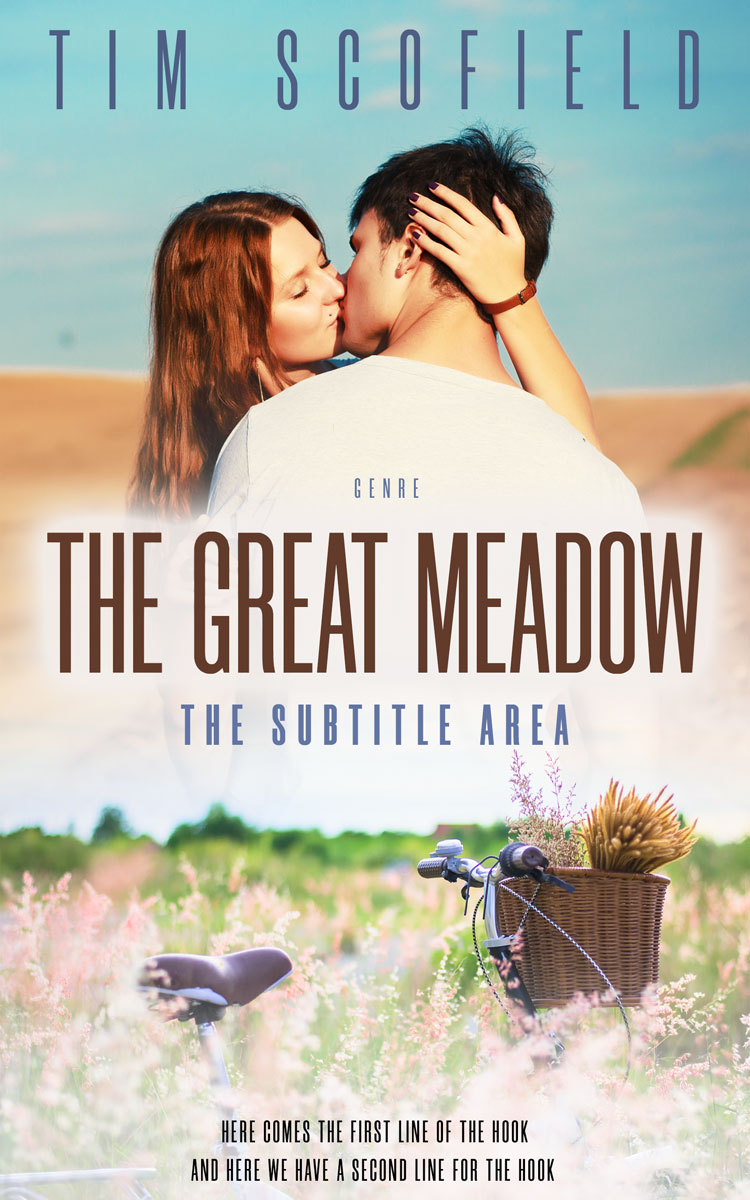 2D view of Satin Linen #8633 - Premade Romance Book Cover