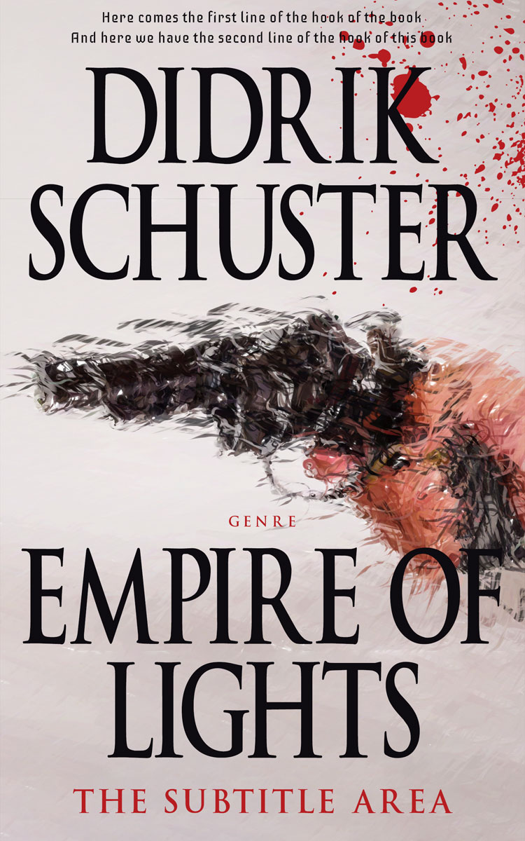 2D view of Premade Mystery & Thriller & Suspense Book Cover - Swiss Coffee