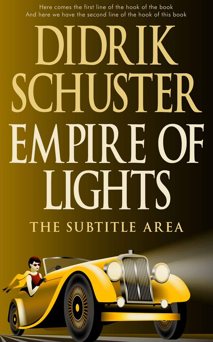 2D view of Premade Historical Book Cover - Bronze