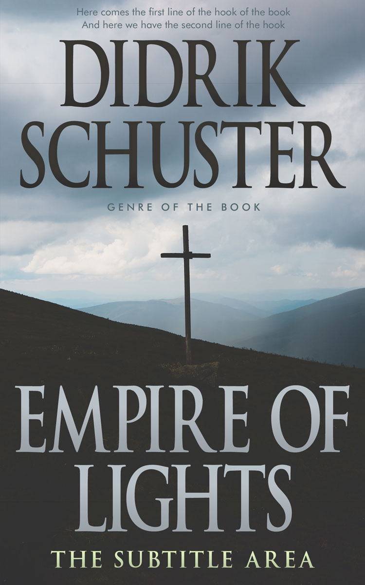 2D view of Hit Gray #8690 - Premade Religion & Spirituality Book Cover