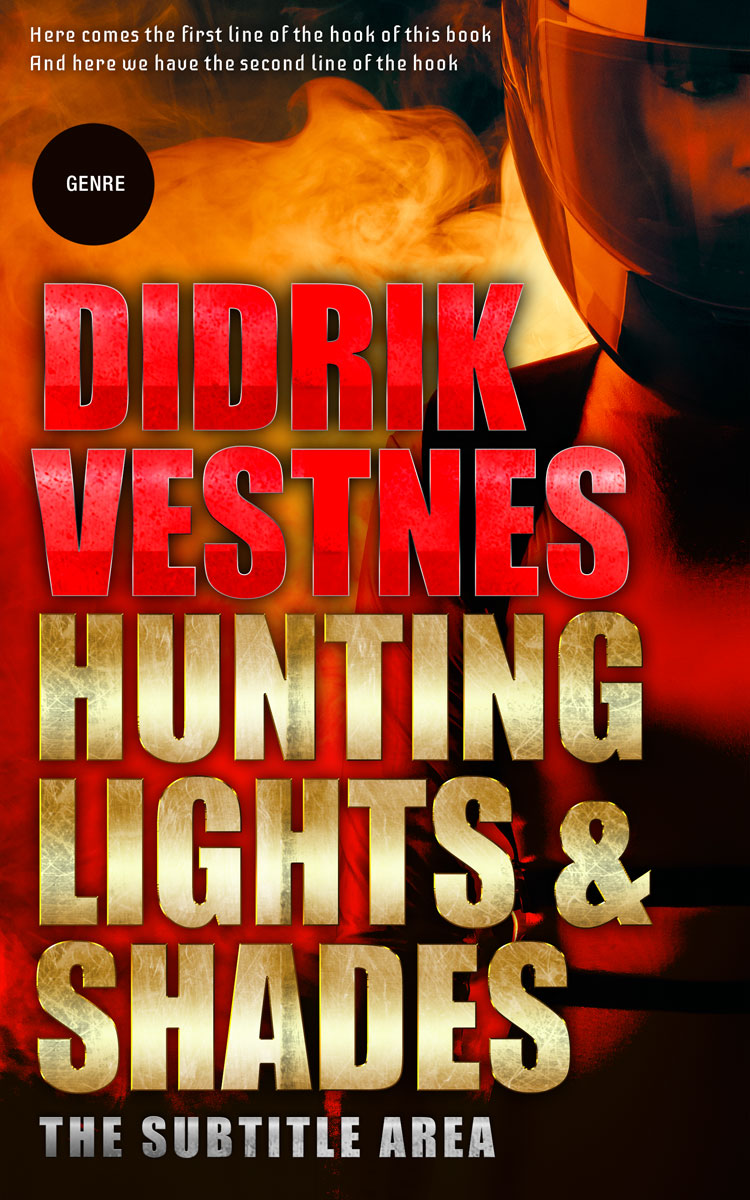 2D view of Premade Science Fiction Book Cover - Asphalt