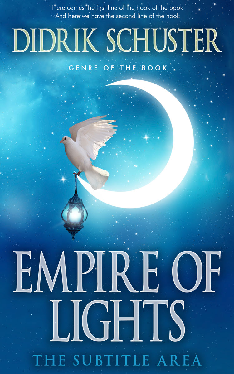 2D view of Venice Blue #8705 - Premade Religion & Spirituality Book Cover