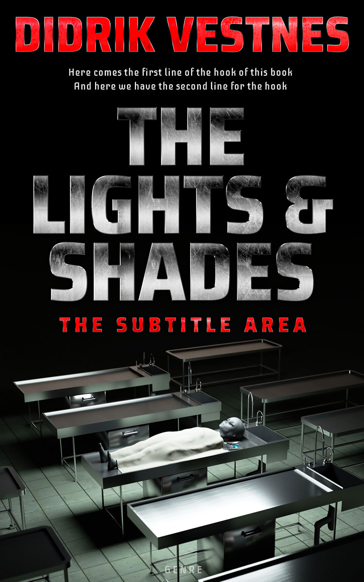 2D view of Premade Science Fiction Book Cover - Oriental Pink