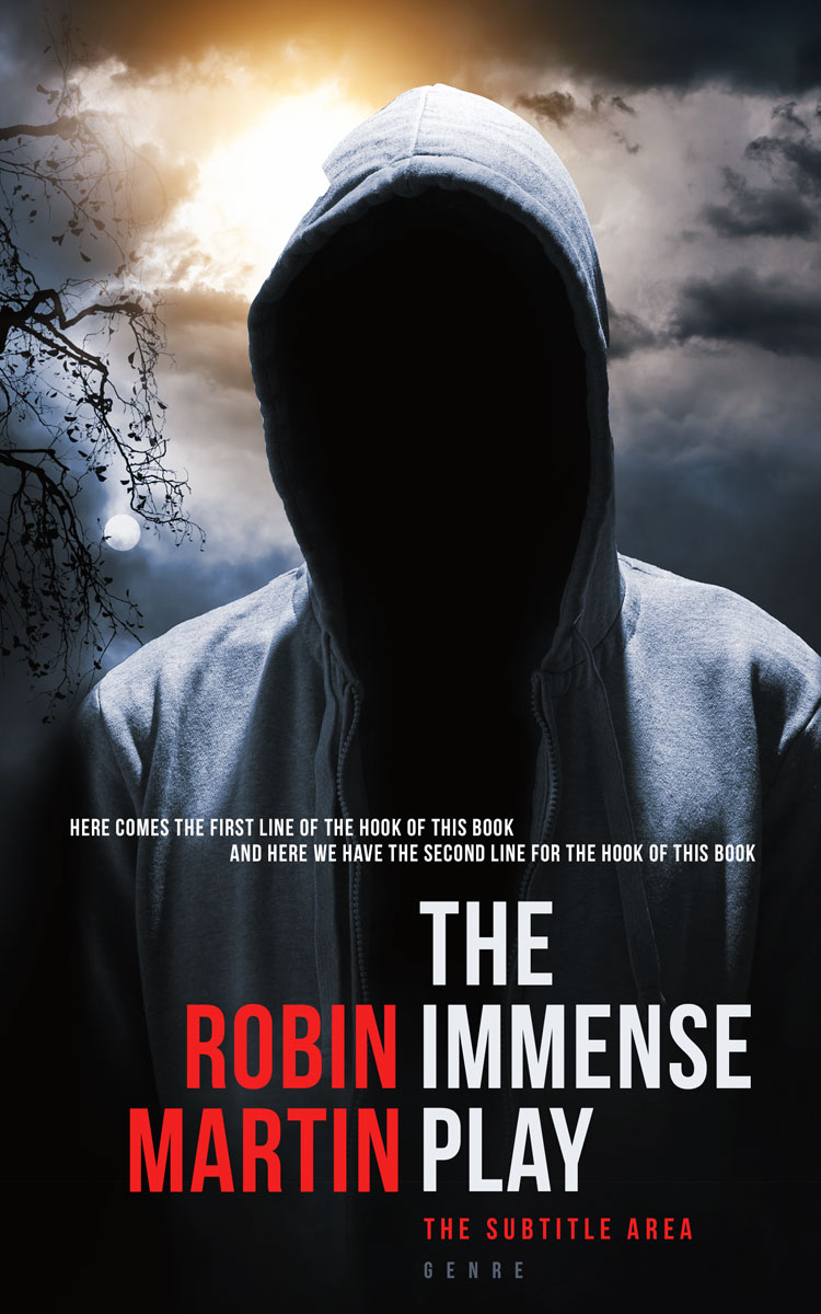 2D view of Clam Shell #8727 - Premade Mystery & Thriller & Suspense Book Cover