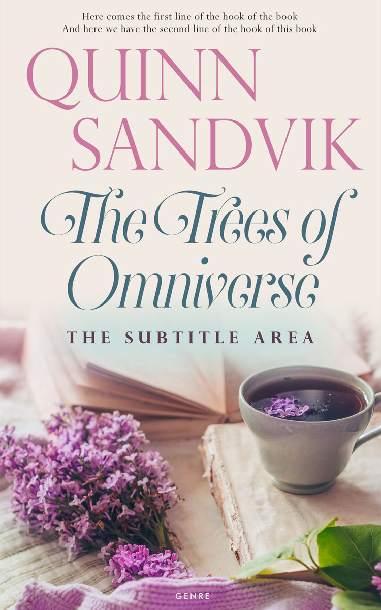 2D view of Premade Self-Improvement & Self-Help Book Cover - Pearl Bush