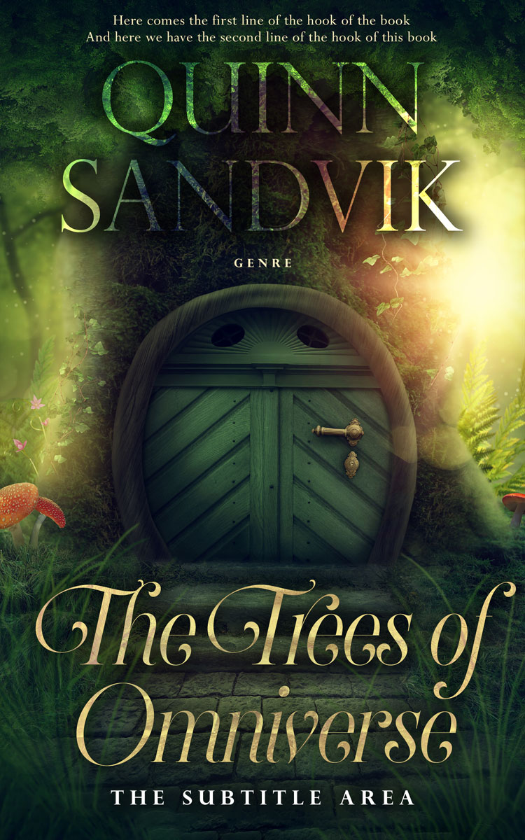 2D view of Heavy Metal #8753 - Premade Fantasy Book Cover