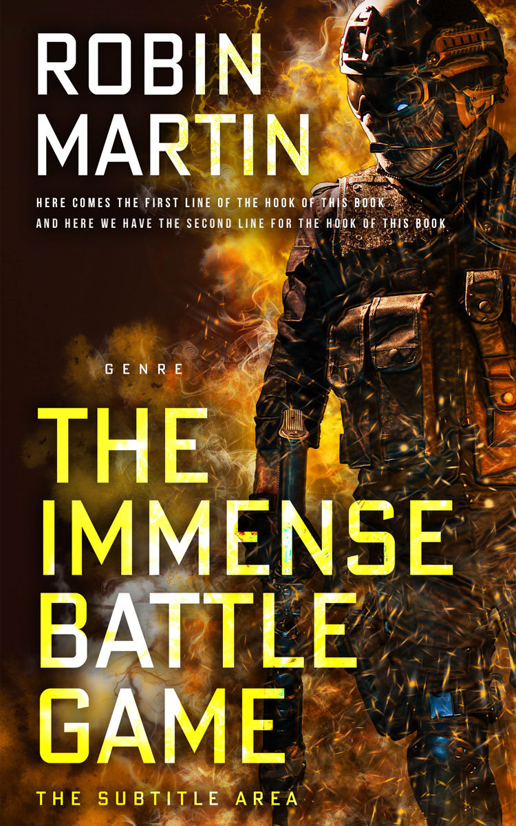 2D view of Coffee Bean #8781 - Premade Apocalyptica Book Cover