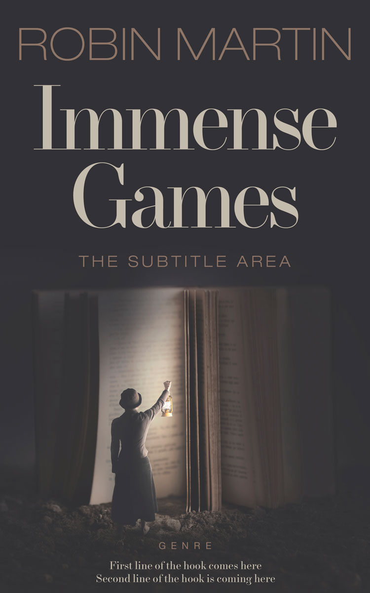 2D view of Mine Shaft #8827 - Premade Abstract Book Cover