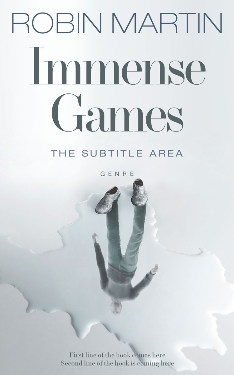 2D view of Premade Surreal Book Cover - Geyser