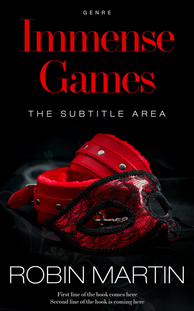 2D view of Cod Gray #8833 - Premade Erotica Book Cover