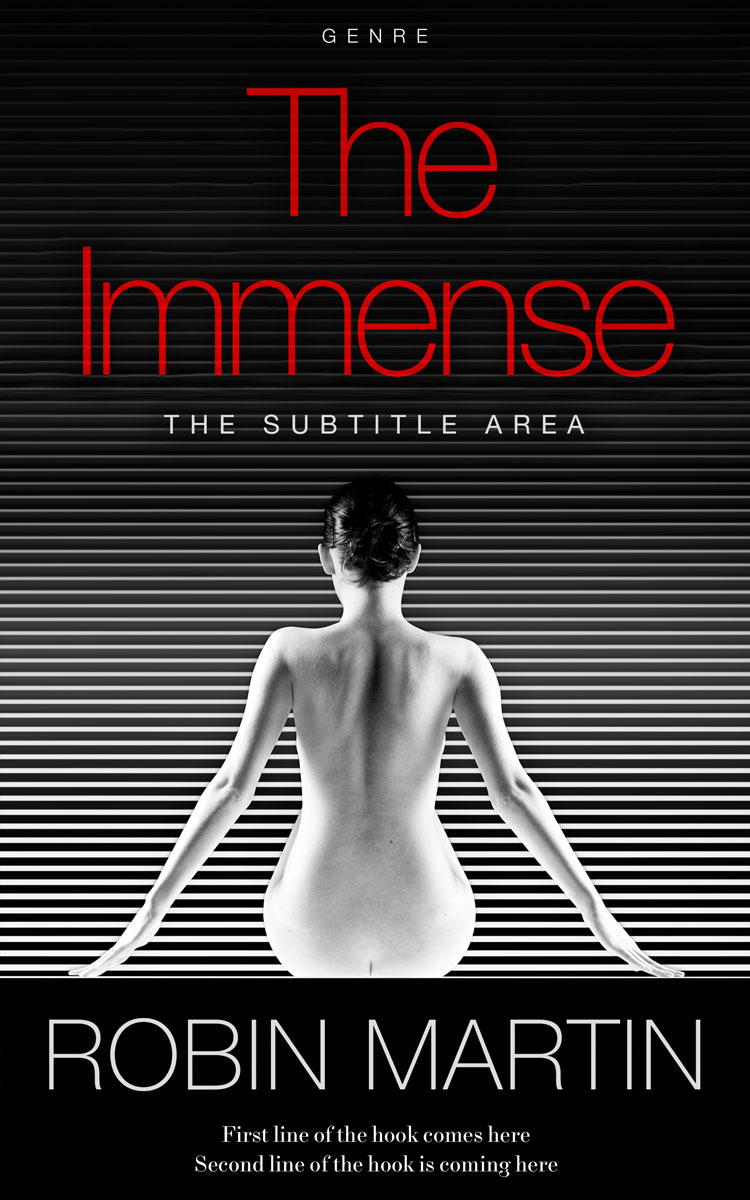 2D view of Cold Turkey #8834 - Premade Erotica Book Cover