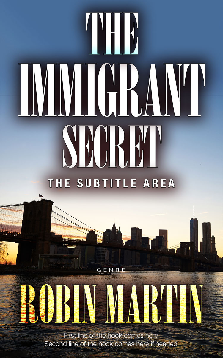 2D view of Premade Mystery & Thriller & Suspense Book Cover - Tana