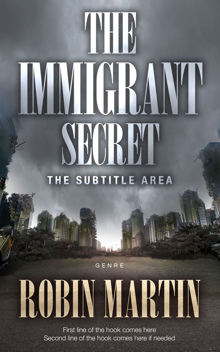 2D view of Premade Mystery & Thriller & Suspense Book Cover - Abbey