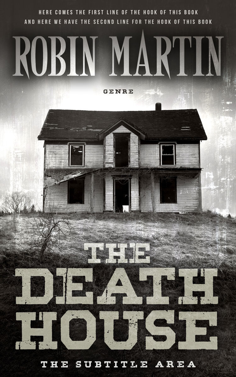 2D view of Mist Gray #8855 - Premade Horror Book Cover