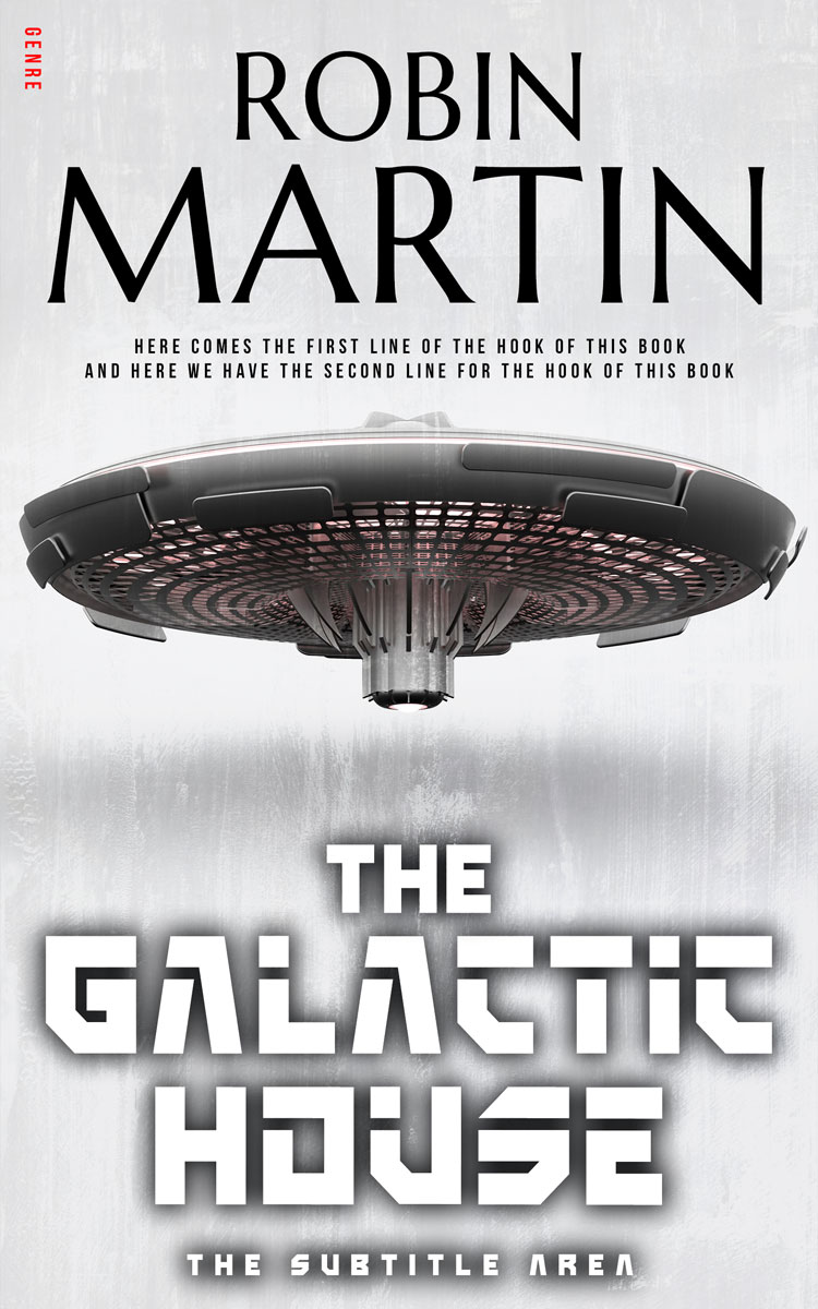 2D view of Iron #8861 - Premade Science Fiction Book Cover