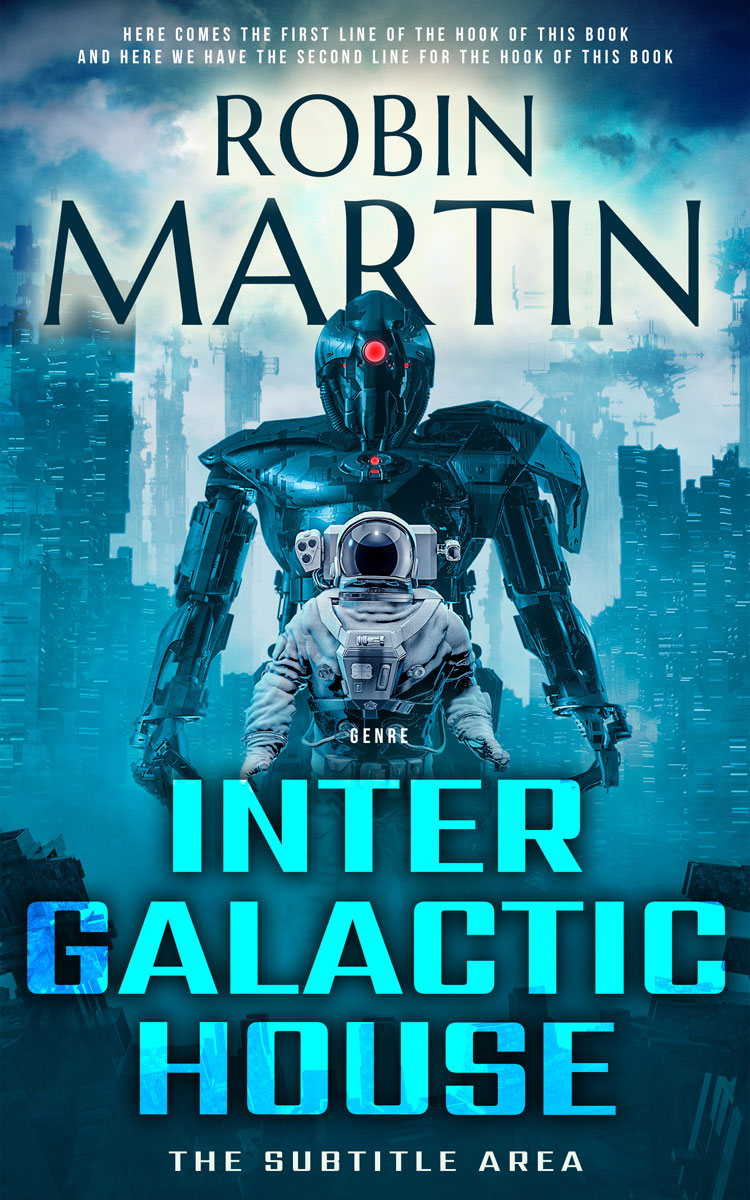 2D view of Jungle Mist #8870 - Premade Science Fiction Book Cover