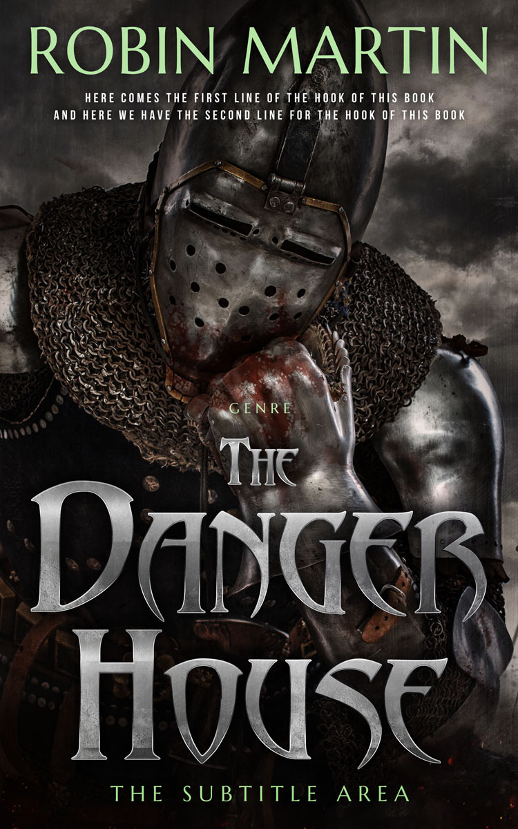 2D view of Cocoa Brown #8883 - Premade Historical Book Cover