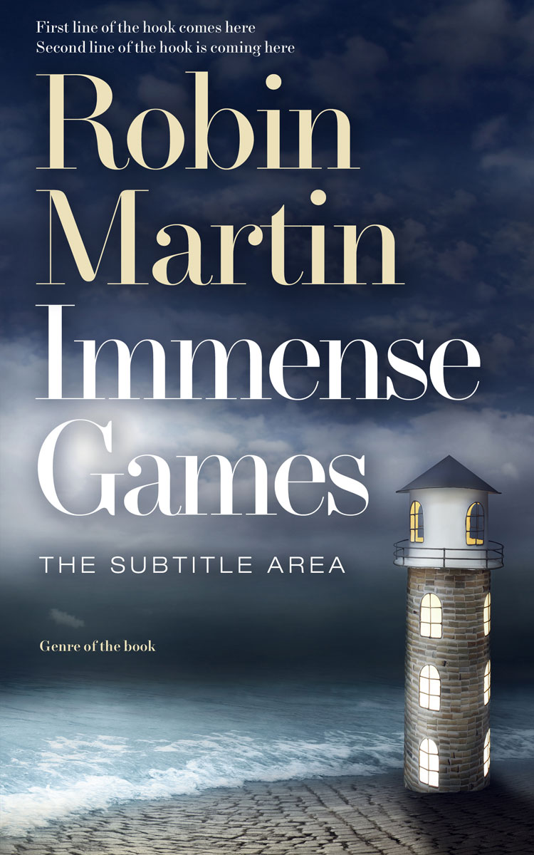 2D view of Ebony Clay #8903 - Premade Fantasy Book Cover