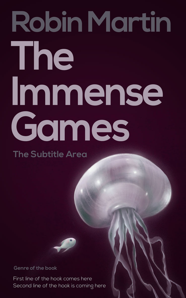 2D view of Aubergine #8908 - Premade Fantasy Book Cover