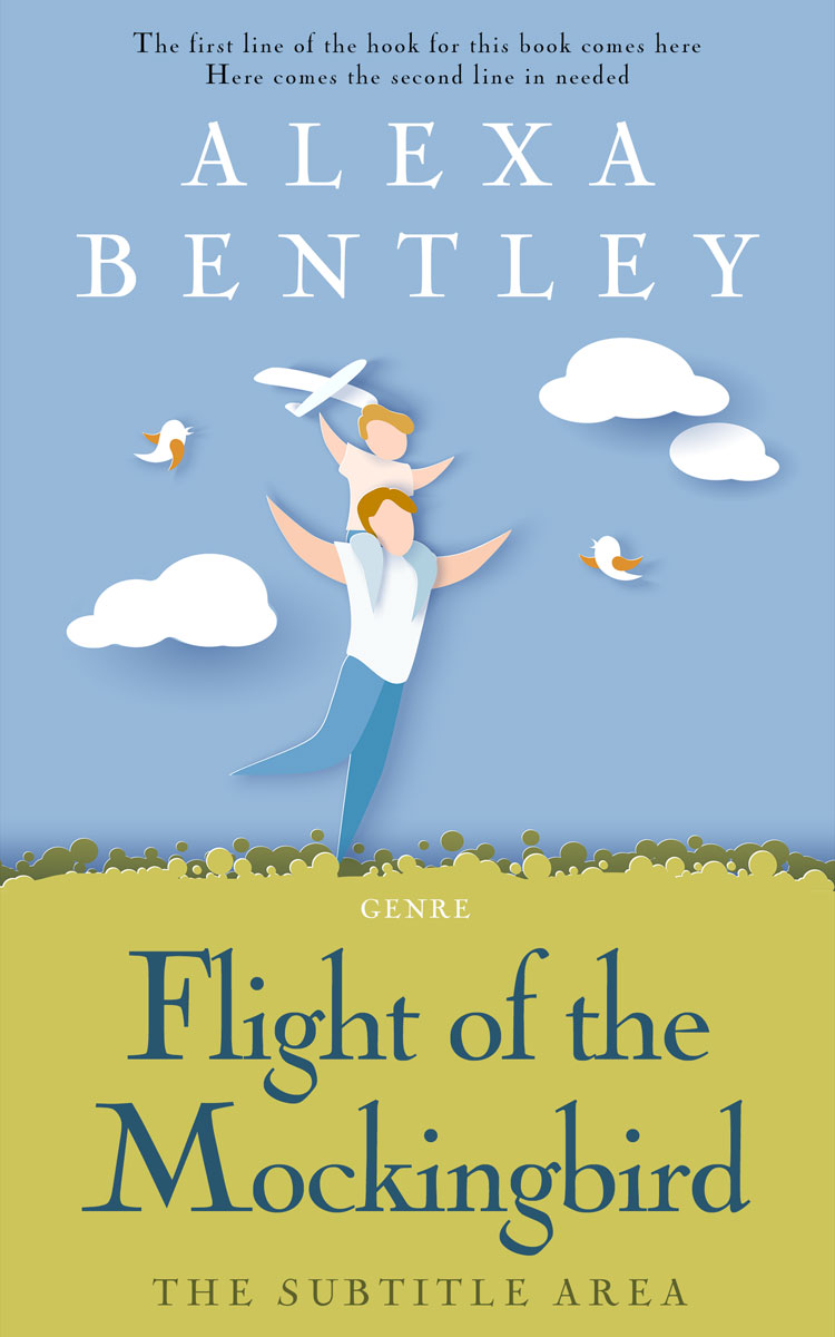 2D view of Premade Family & Parenting Book Cover - Polo Blue