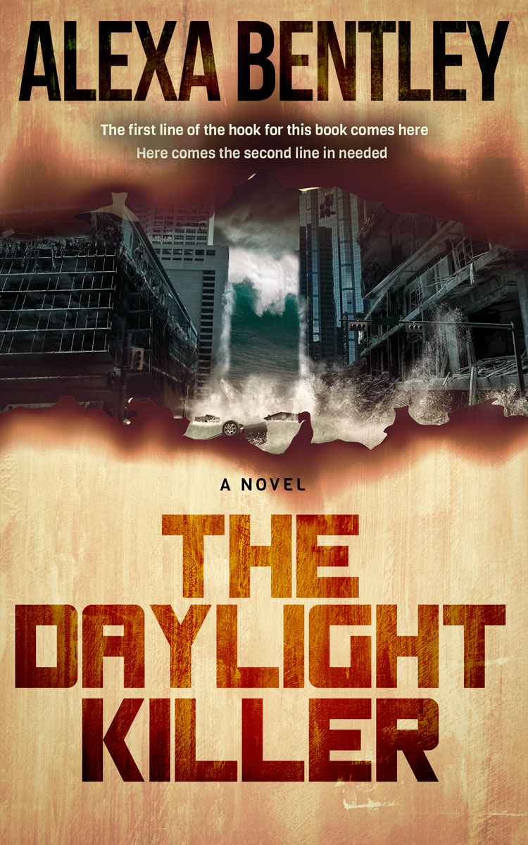 2D view of Tan #8939 - Premade Apocalyptica Book Cover