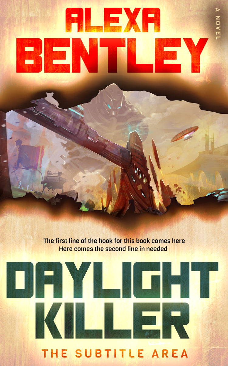 2D view of Brandy #8944 - Premade Apocalyptica Book Cover