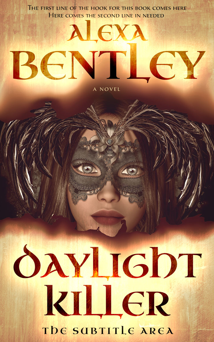 2D view of Calico #8959 - Premade Fantasy Book Cover