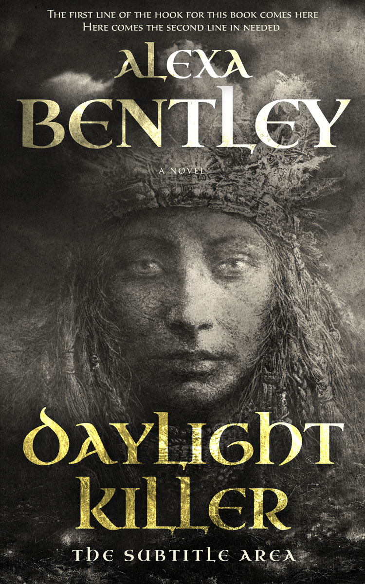 2D view of Premade Fantasy Book Cover - Dune