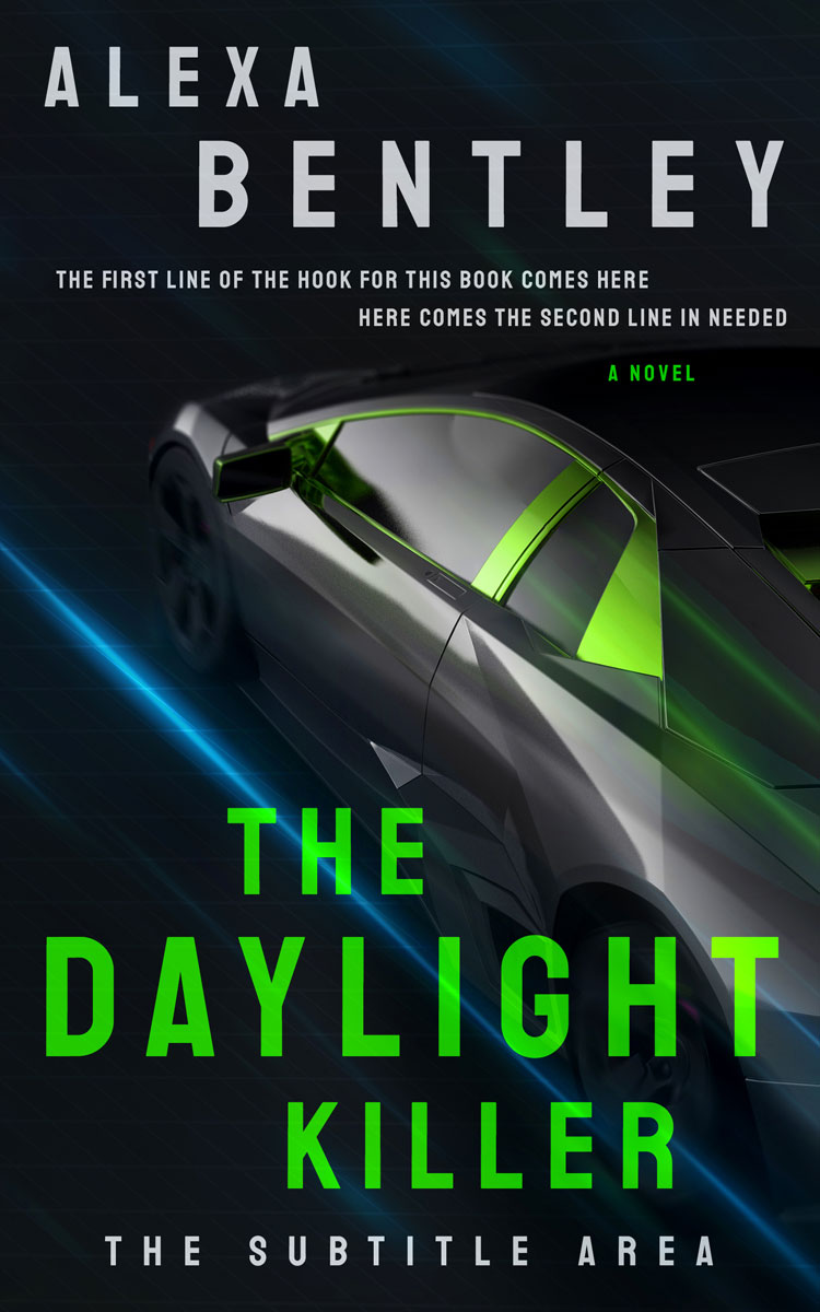 2D view of Bunker #8985 - Premade Action & Adventure Book Cover