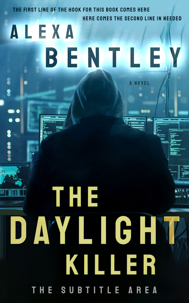 2D view of Premade Mystery & Thriller & Suspense Book Cover - Surf