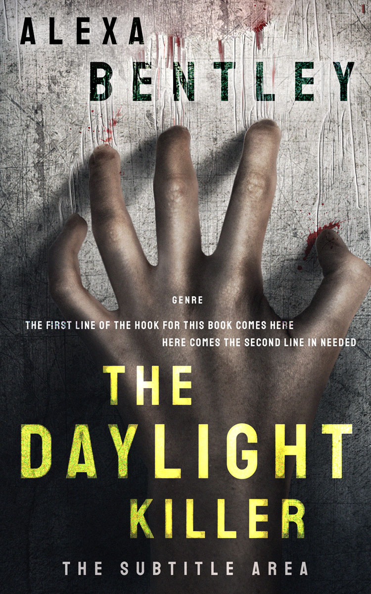 2D view of Premade Mystery & Thriller & Suspense Book Cover - Mine Shaft