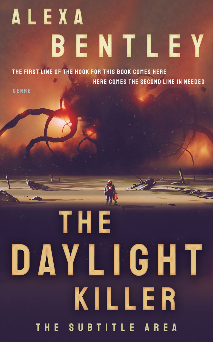 2D view of Thunder #9013 - Premade Science Fiction Book Cover