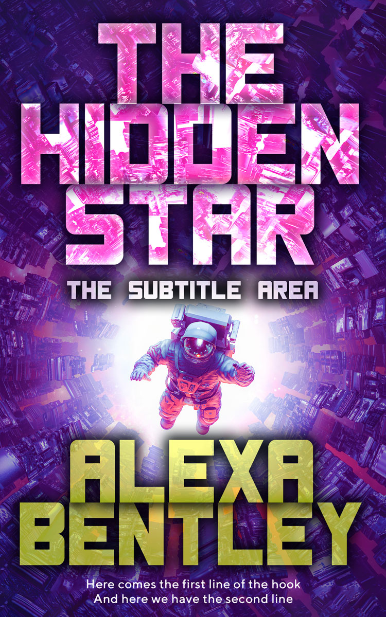 2D view of Light Orchid #9057 - Premade Science Fiction Book Cover