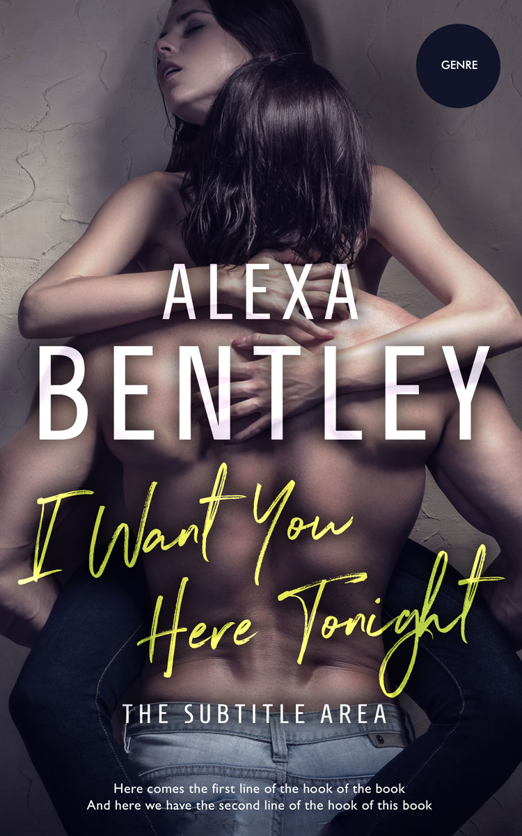 2D view of Premade Erotica Book Cover - Blackcurrant