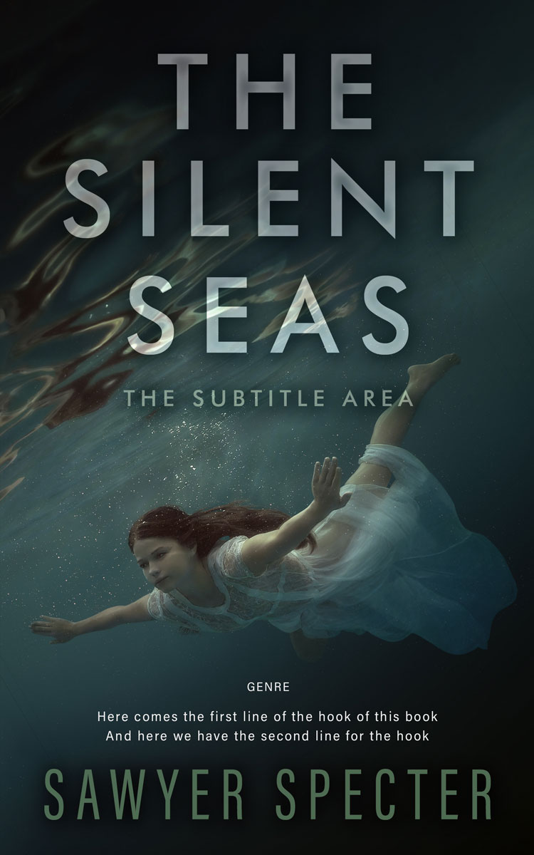 2D view of Premade Mystery & Thriller & Suspense Book Cover - Outer Space