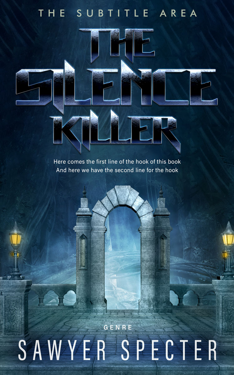 2D view of Premade Fantasy Book Cover - Big Stone