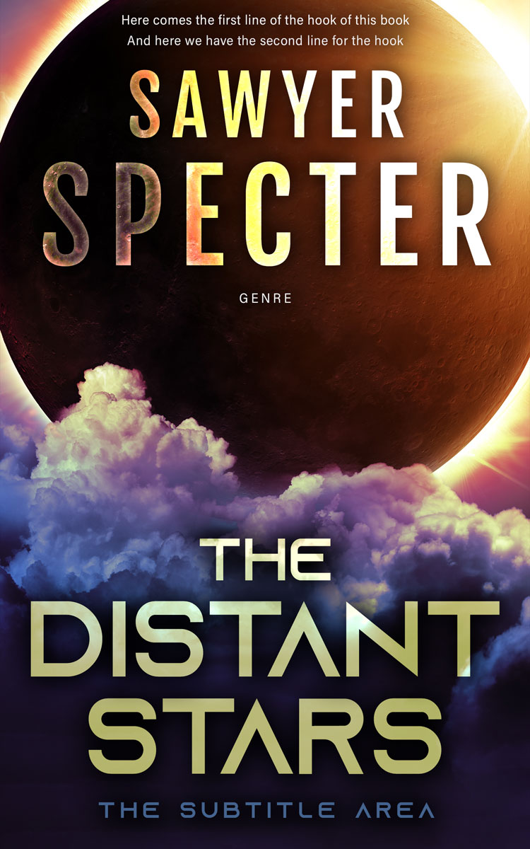 2D view of Sorrell Brown #9145 - Premade Science Fiction Book Cover