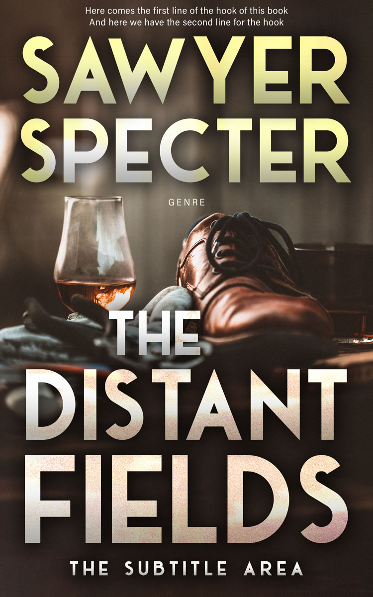 2D view of Premade Business Book Cover - Akaroa