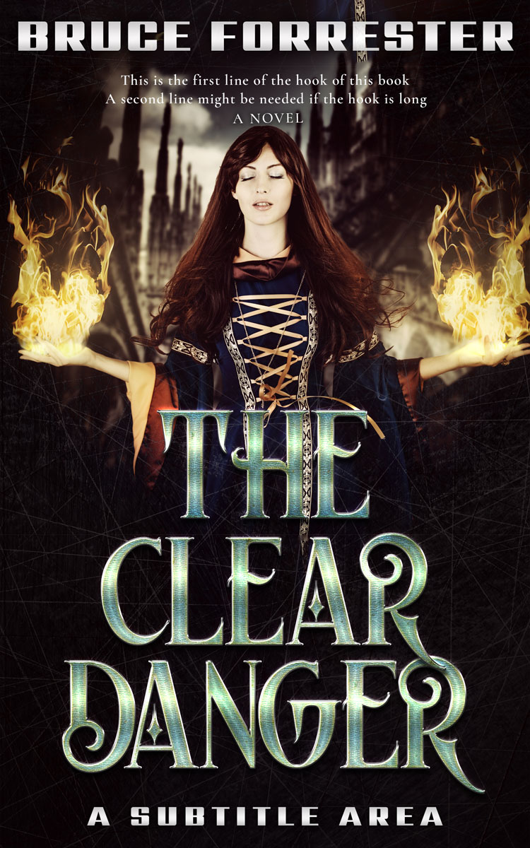 2D view of Chino #9228 - Premade Fantasy Book Cover